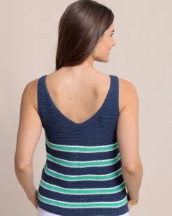 Alli Striped Sweater Tank