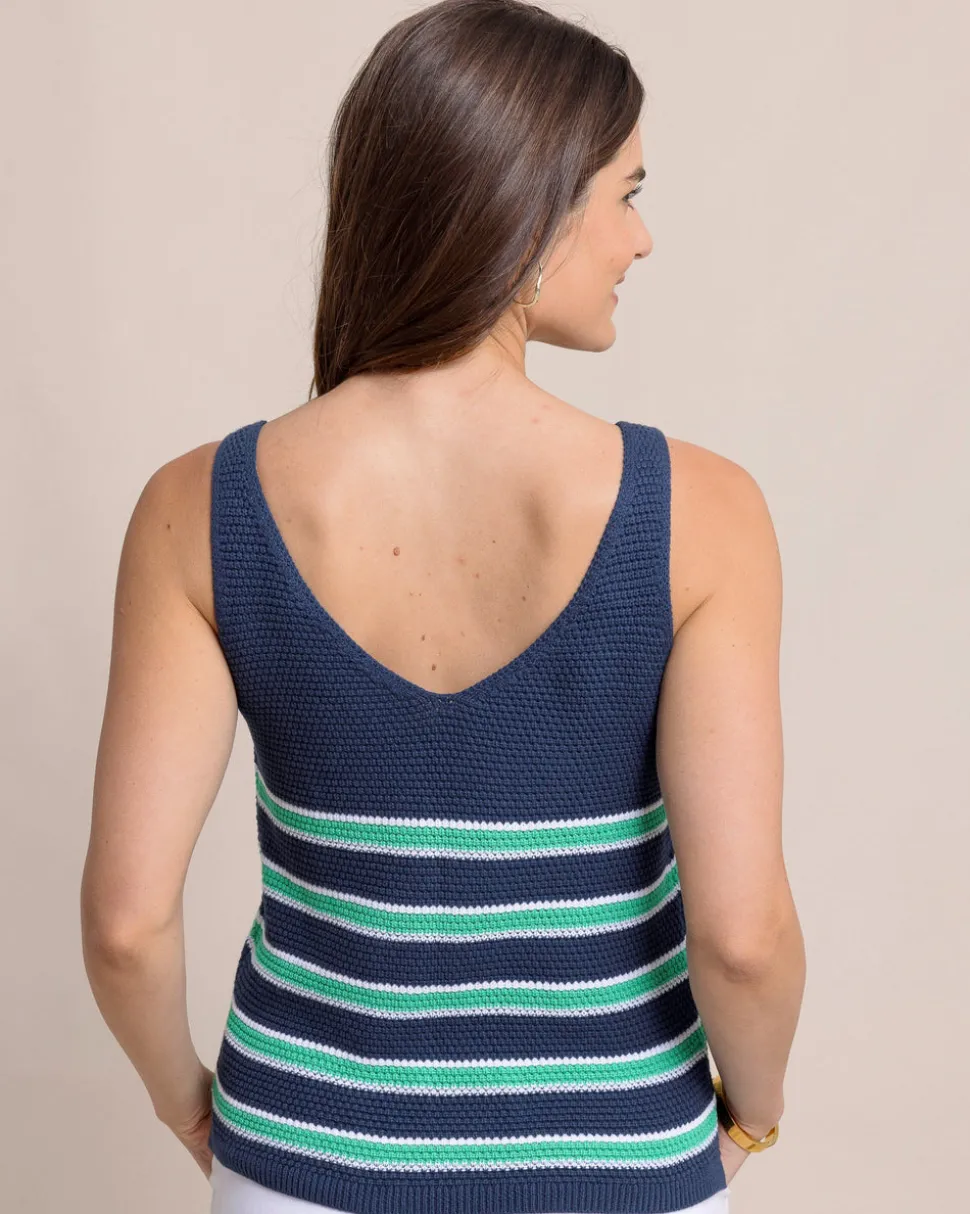Alli Striped Sweater Tank