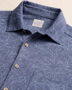 Beachcast Floral Fusion Knit Short Sleeve Sport Shirt