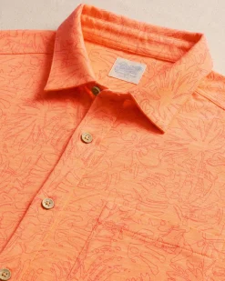 Beachcast Floral Fusion Knit Short Sleeve Sport Shirt