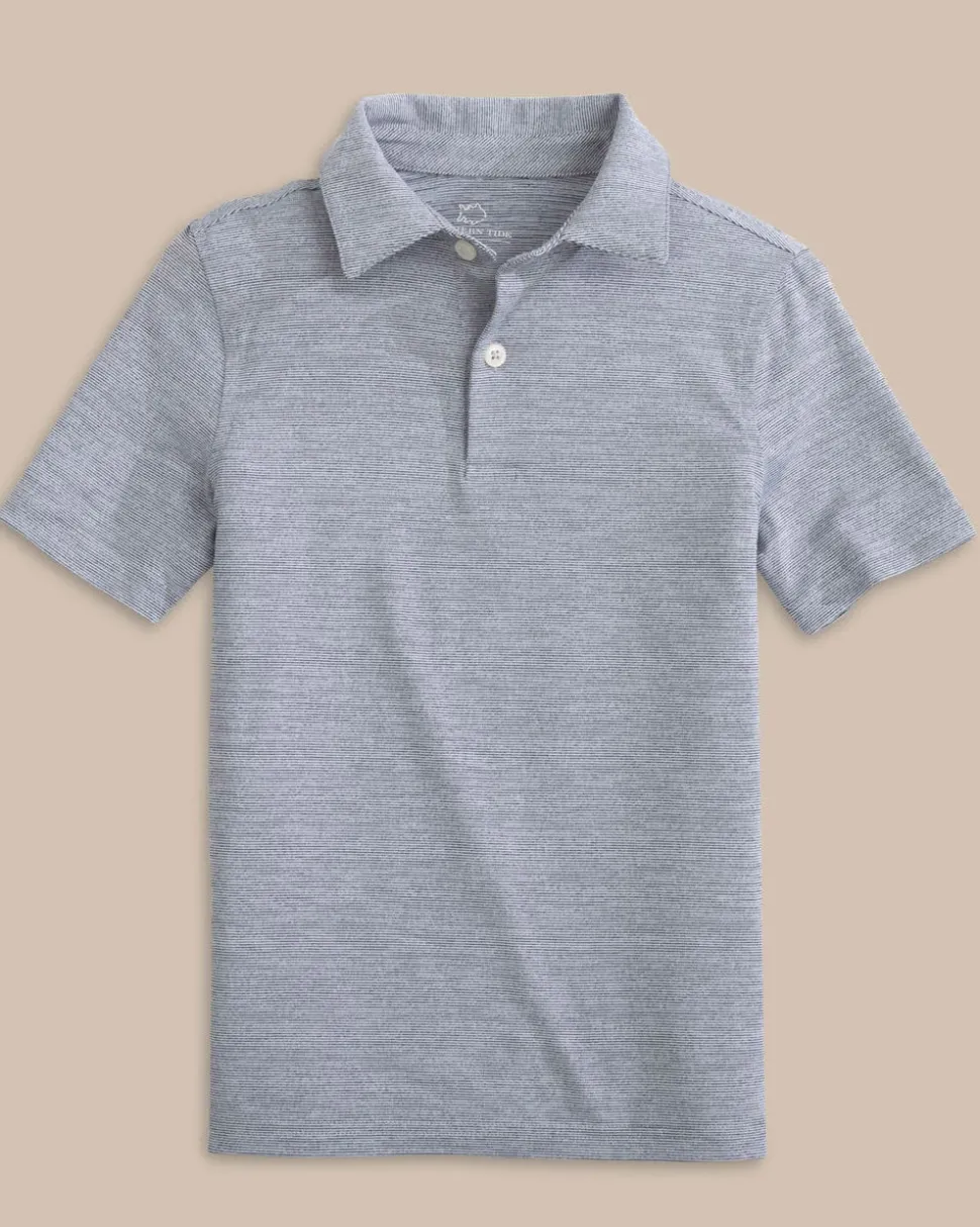 Boys Driver Spacedye Polo Shirt