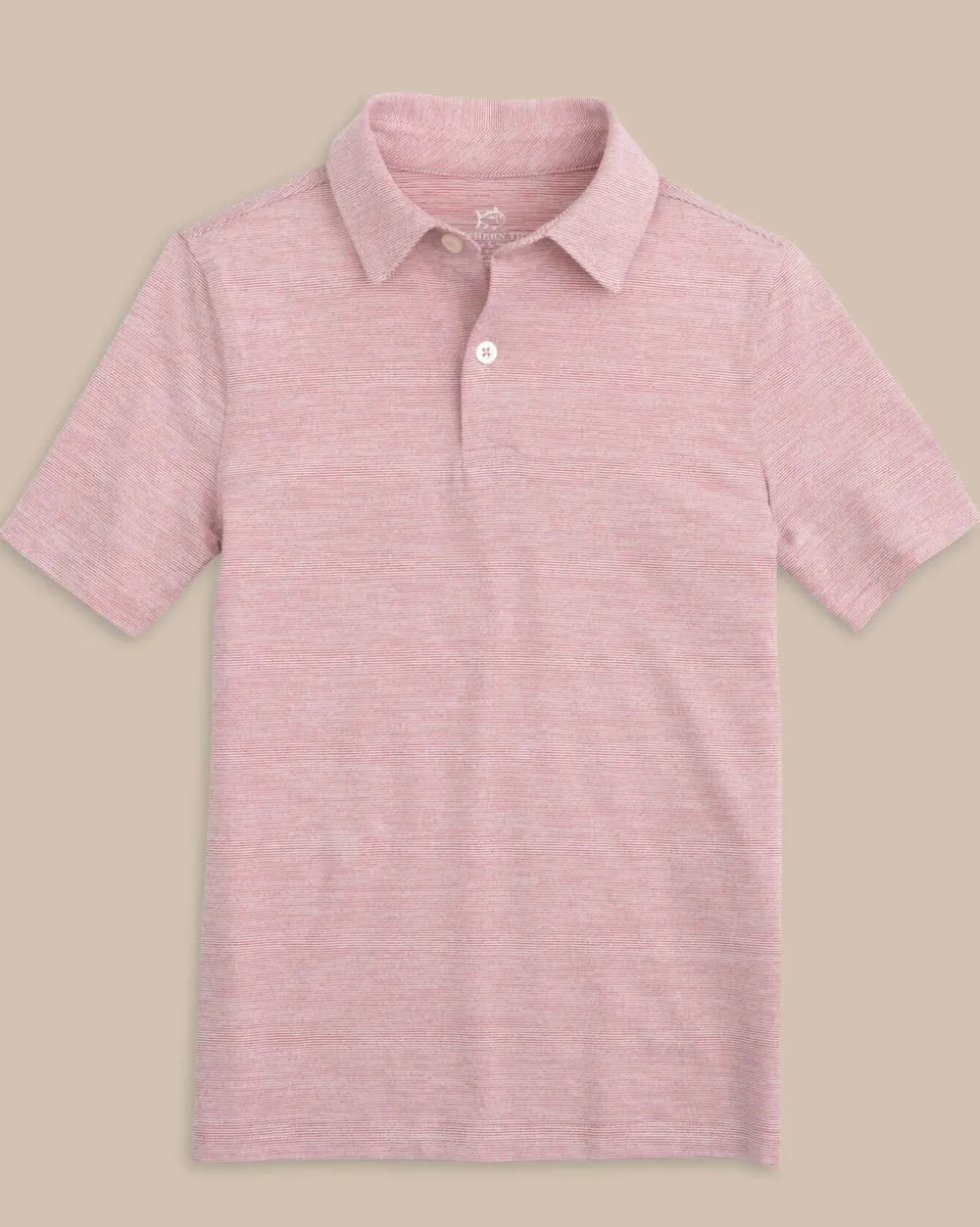 Boys Driver Spacedye Polo Shirt