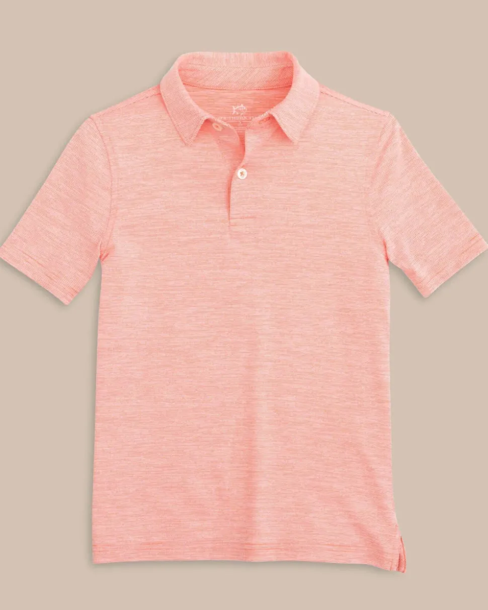 Boys Driver Spacedye Polo Shirt