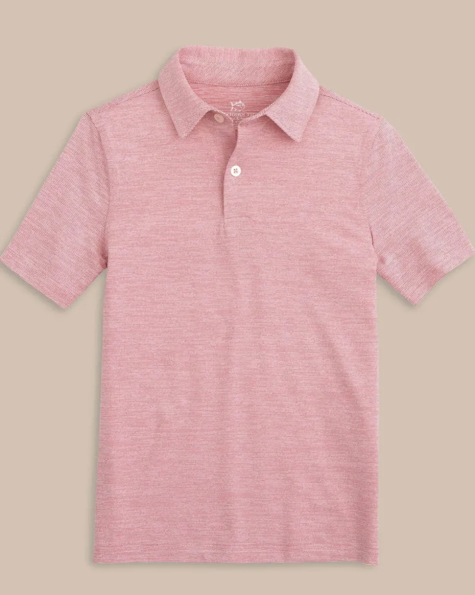 Boys Driver Spacedye Polo Shirt