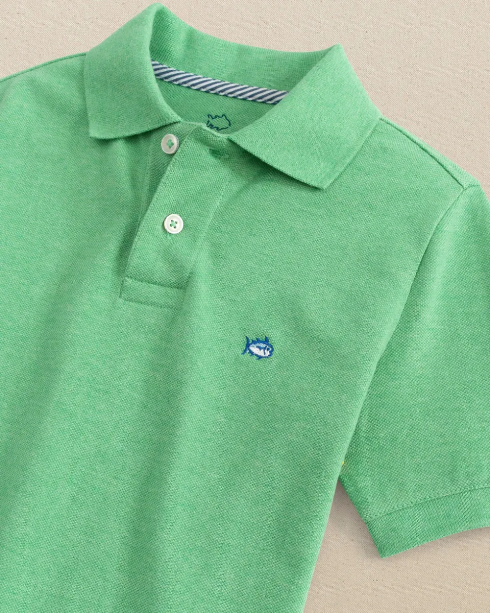 Boys Heather Skipjack Polo