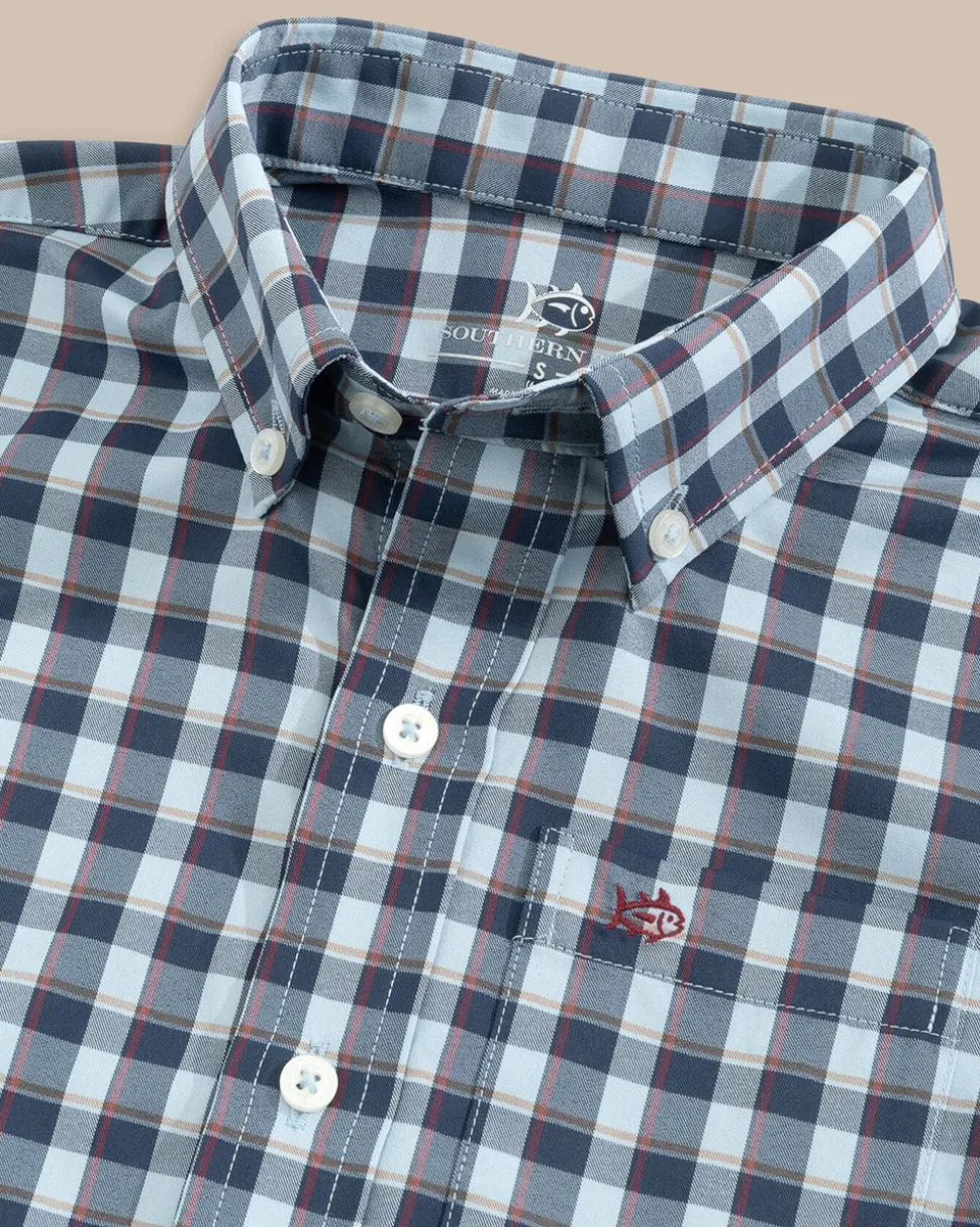 Boys Intercoastal Colleton Plaid Sport Shirt