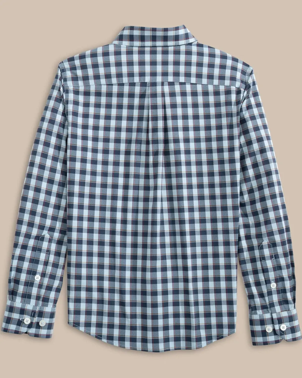 Boys Intercoastal Colleton Plaid Sport Shirt