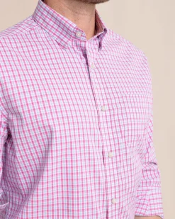 Charleston Broad Creek Plaid Long Sleeve Sport Shirt