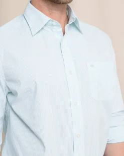 Charleston Granby Stripe Long Sleeve Sport Shirt