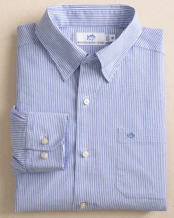 Charleston Granby Stripe Long Sleeve Sport Shirt