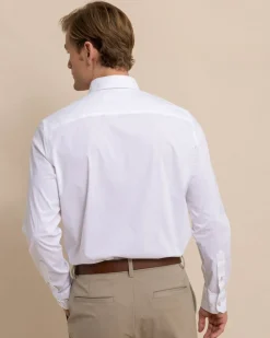 Charleston Overbrook Solid Long Sleeve Sport Shirt
