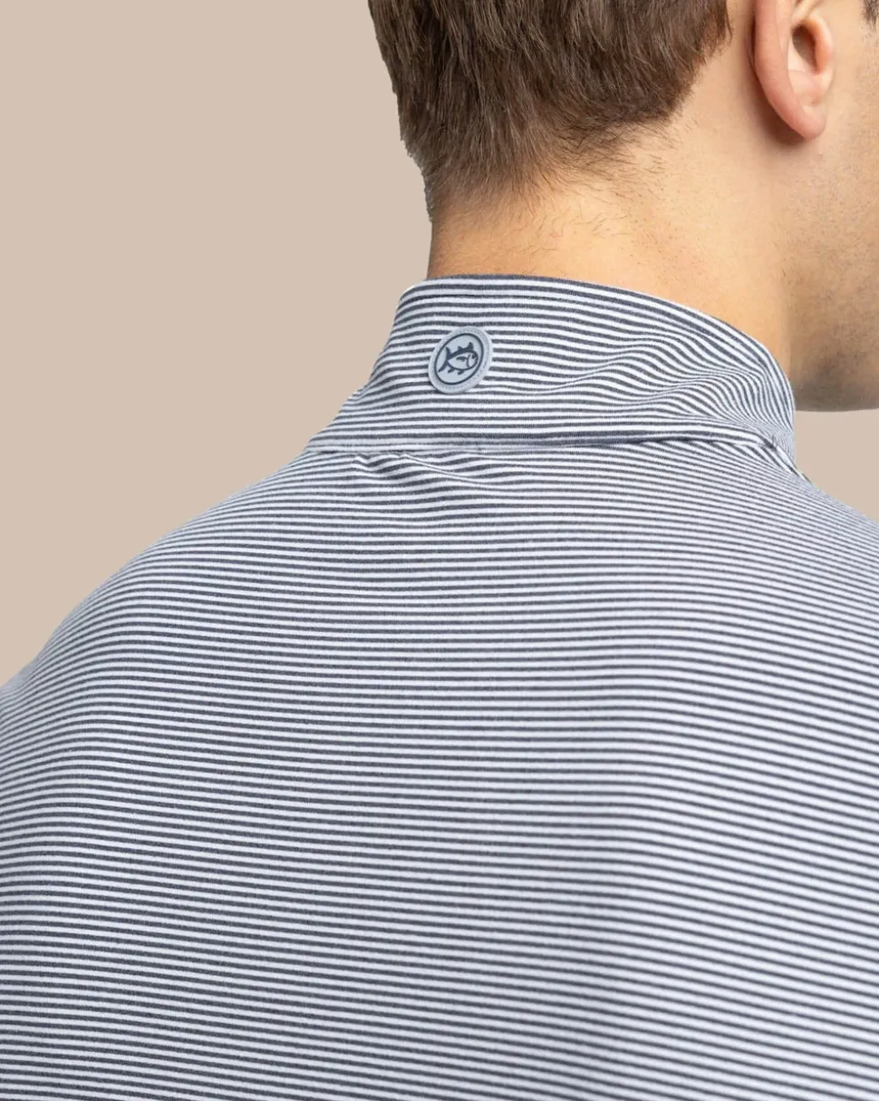 Cruiser Micro-Stripe Heather Quarter Zip