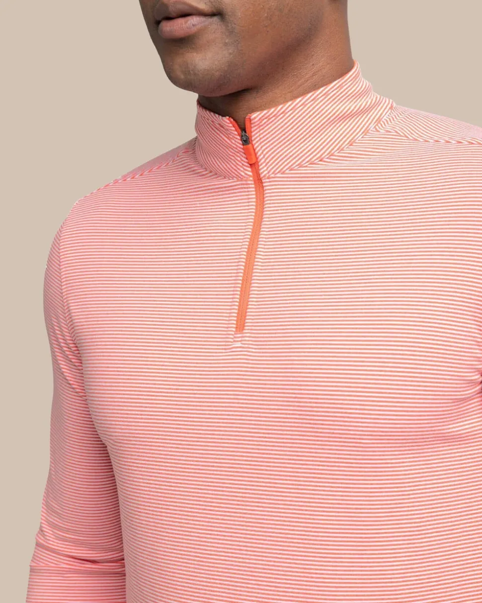 Cruiser Micro-Stripe Heather Quarter Zip