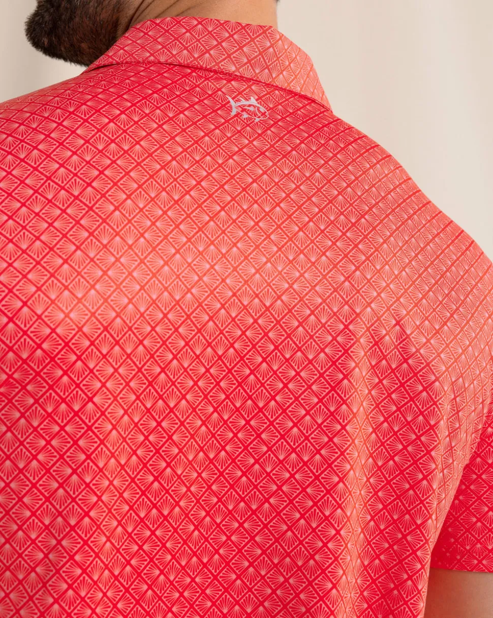 Driver Snazzy Scales Printed Polo