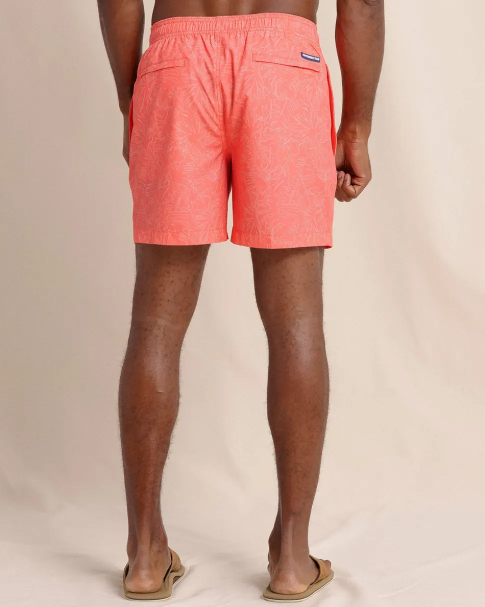 Floral Fusion Swim Trunk