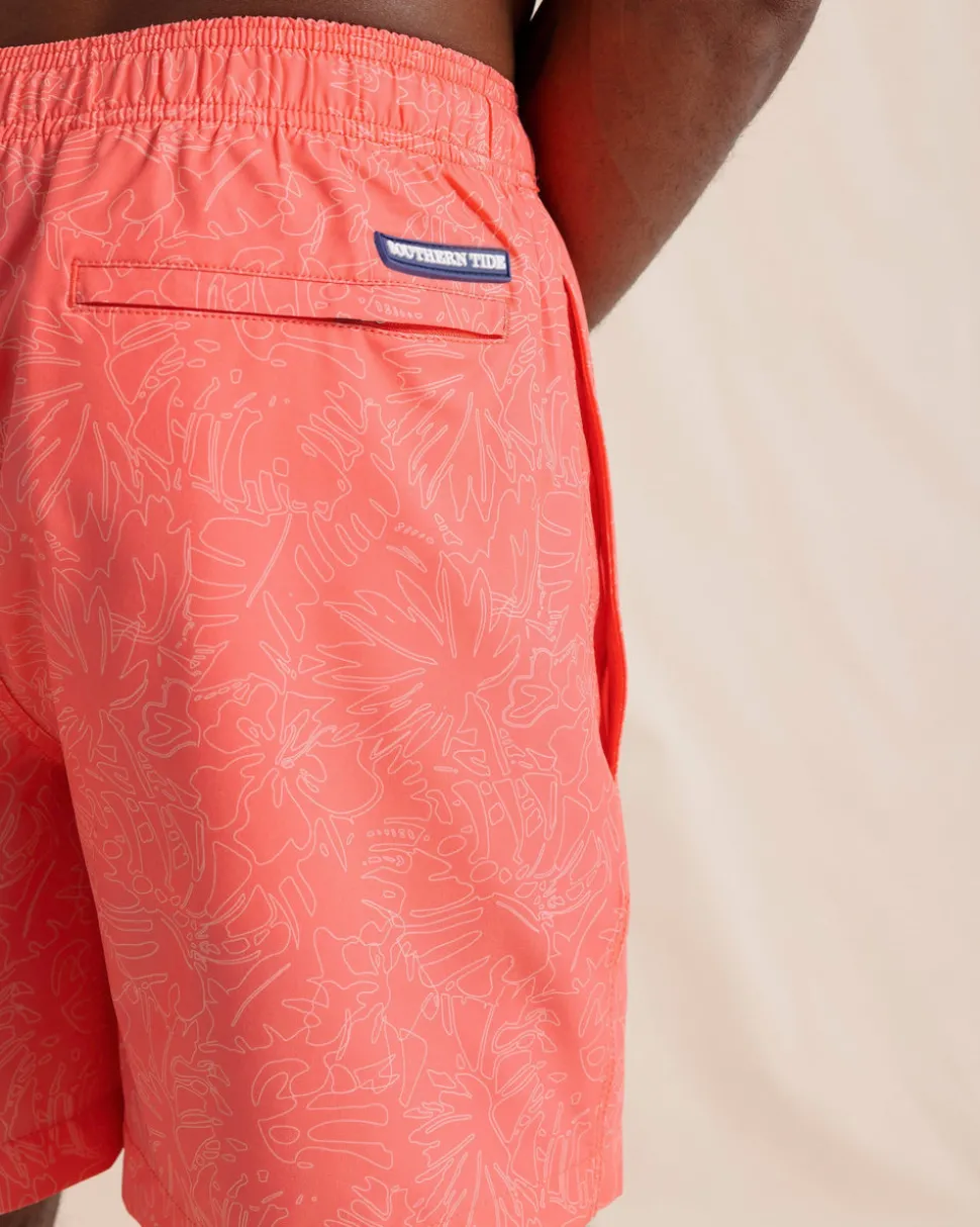 Floral Fusion Swim Trunk