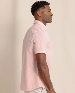 Folly Field Stripe Seersucker Short Sleeve Sport Shirt