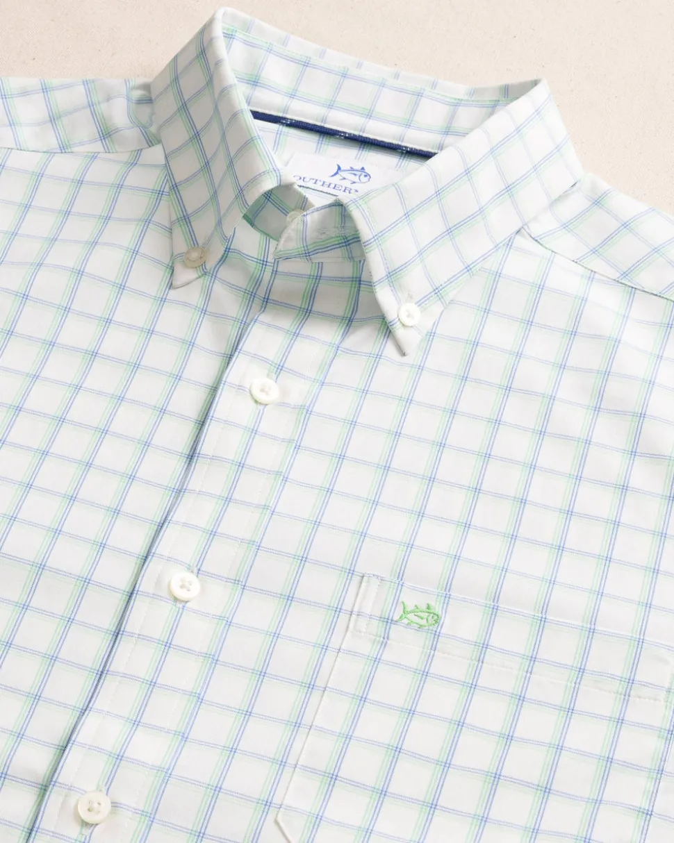 Habersham Plaid Intercoastal Long Sleeve Sport Shirt