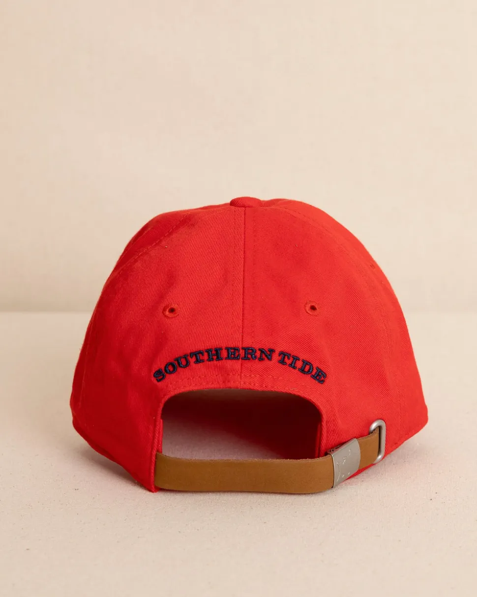 Kids Uh Oh Sharks Leather Strap Hat