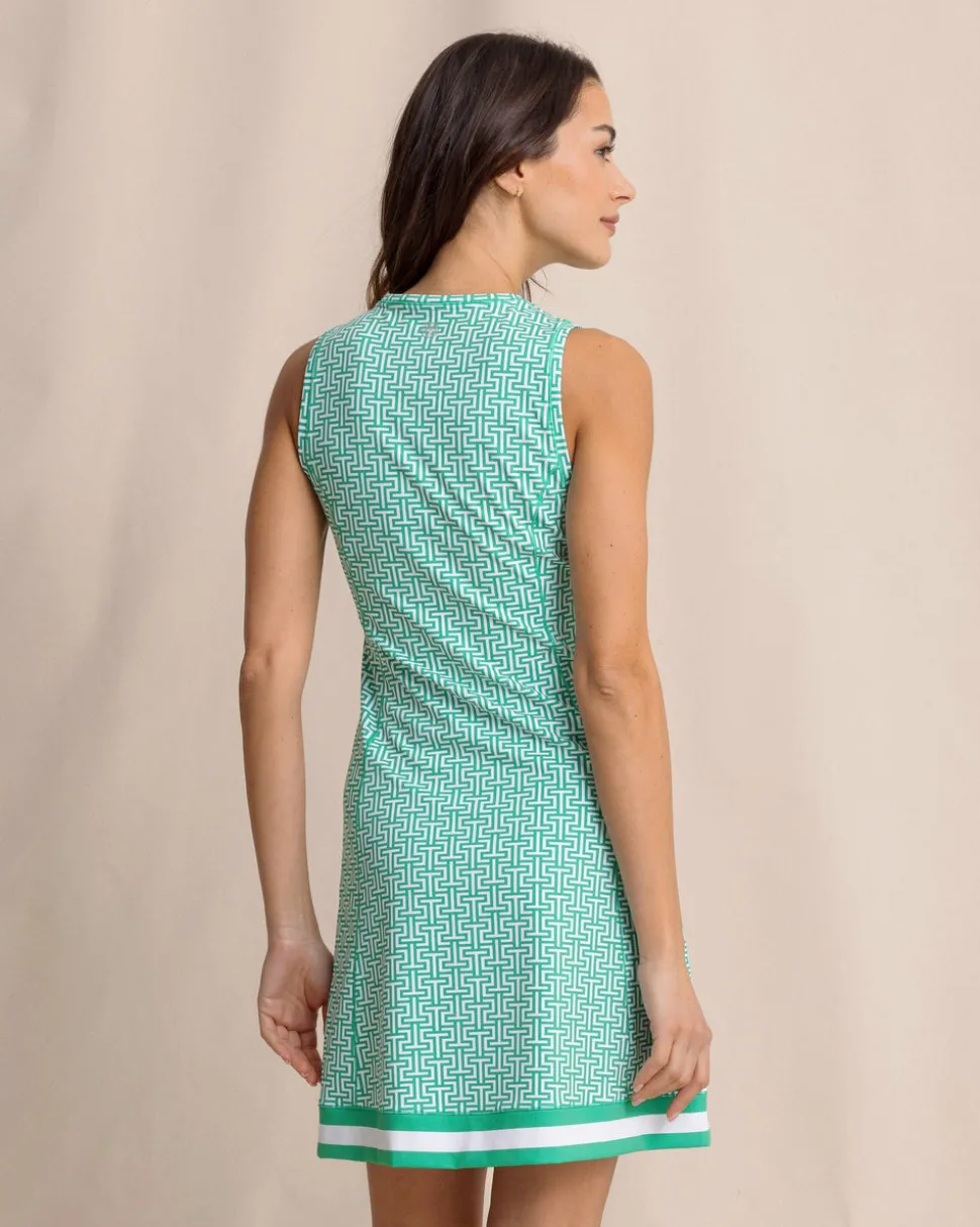 Lyllee ST Geo Printed Performance Dress