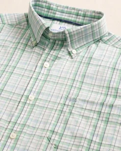 Morris Island brrr°® Intercoastal Plaid Long Sleeve Sport Shirt