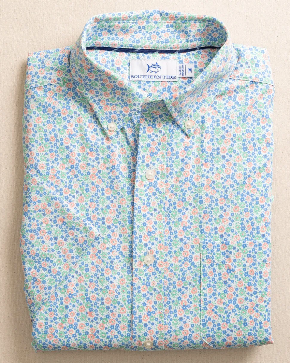 Petal Party Intercoastal Short Sleeve Sport Shirt