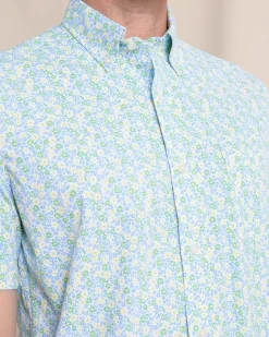 Petal Party Intercoastal Short Sleeve Sport Shirt