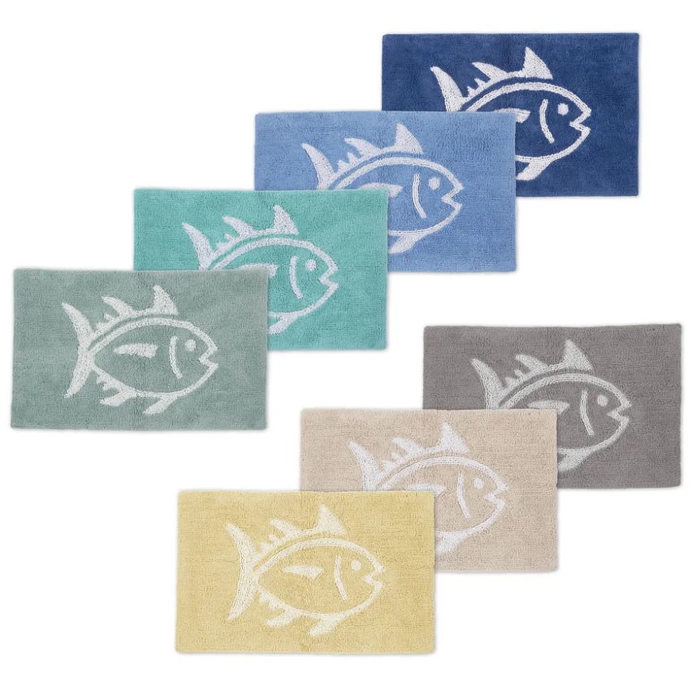 Reversible Skipjack Bath Rug - 20"W x 32"L