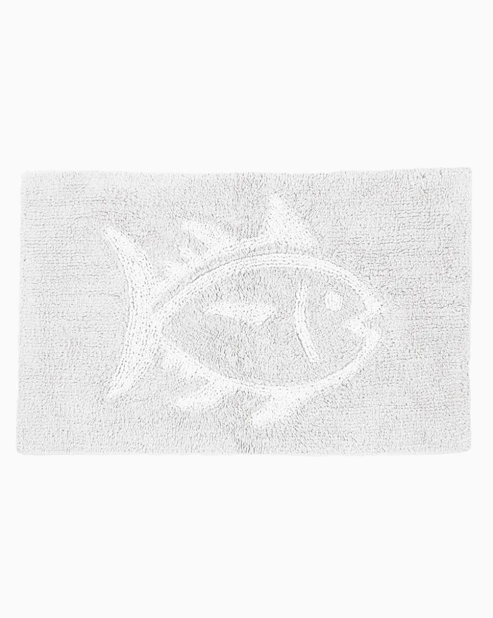 Reversible Skipjack Tonal Bath Rug - 20"W x 32"L