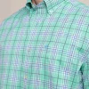 River Point Plaid Intercoastal Long Sleeve Sport Shirt