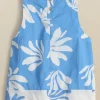 Simone Leafy Luxe Printed Tank