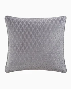 Southern Tide Carolina Falls Square Gray Decorative Pillow