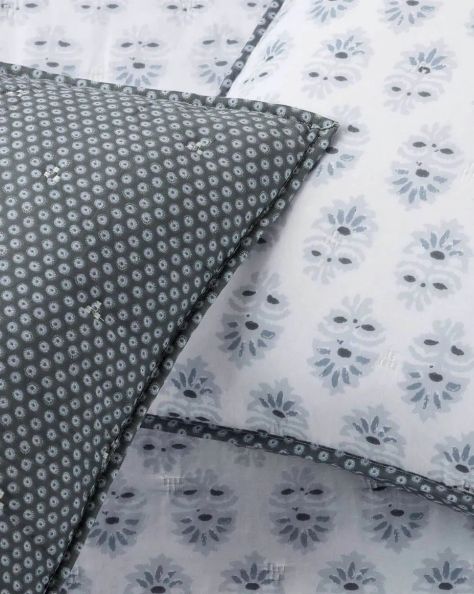 Southern Tide Oceanside Euro Gray Sham