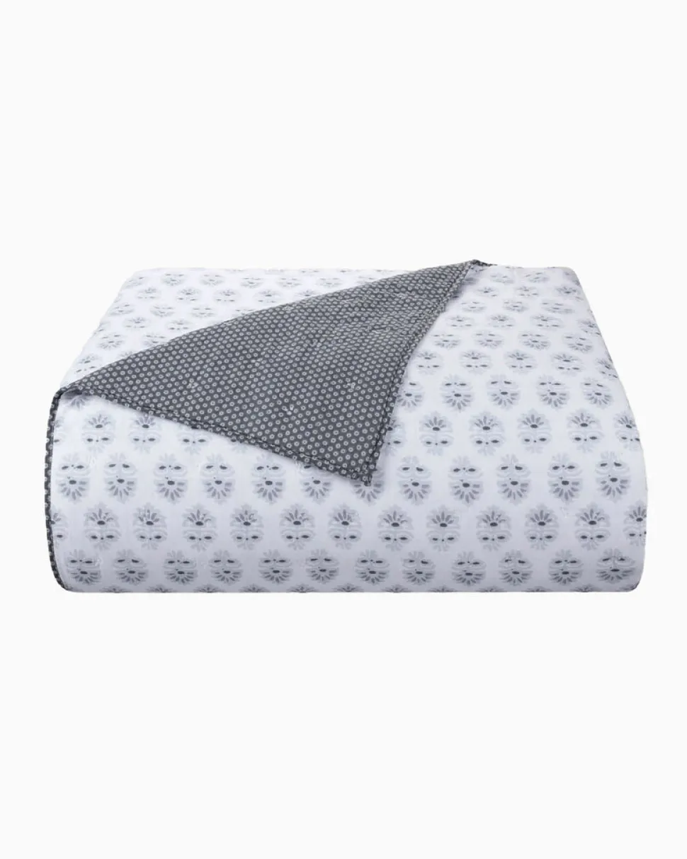 Southern Tide Oceanside Gray Quilt