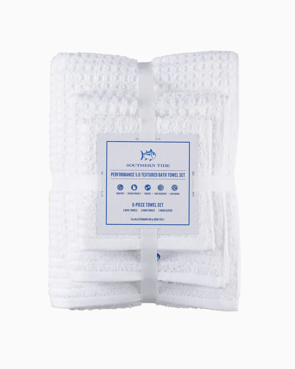 Southern Tide 6-Pack Waffle Towel Set