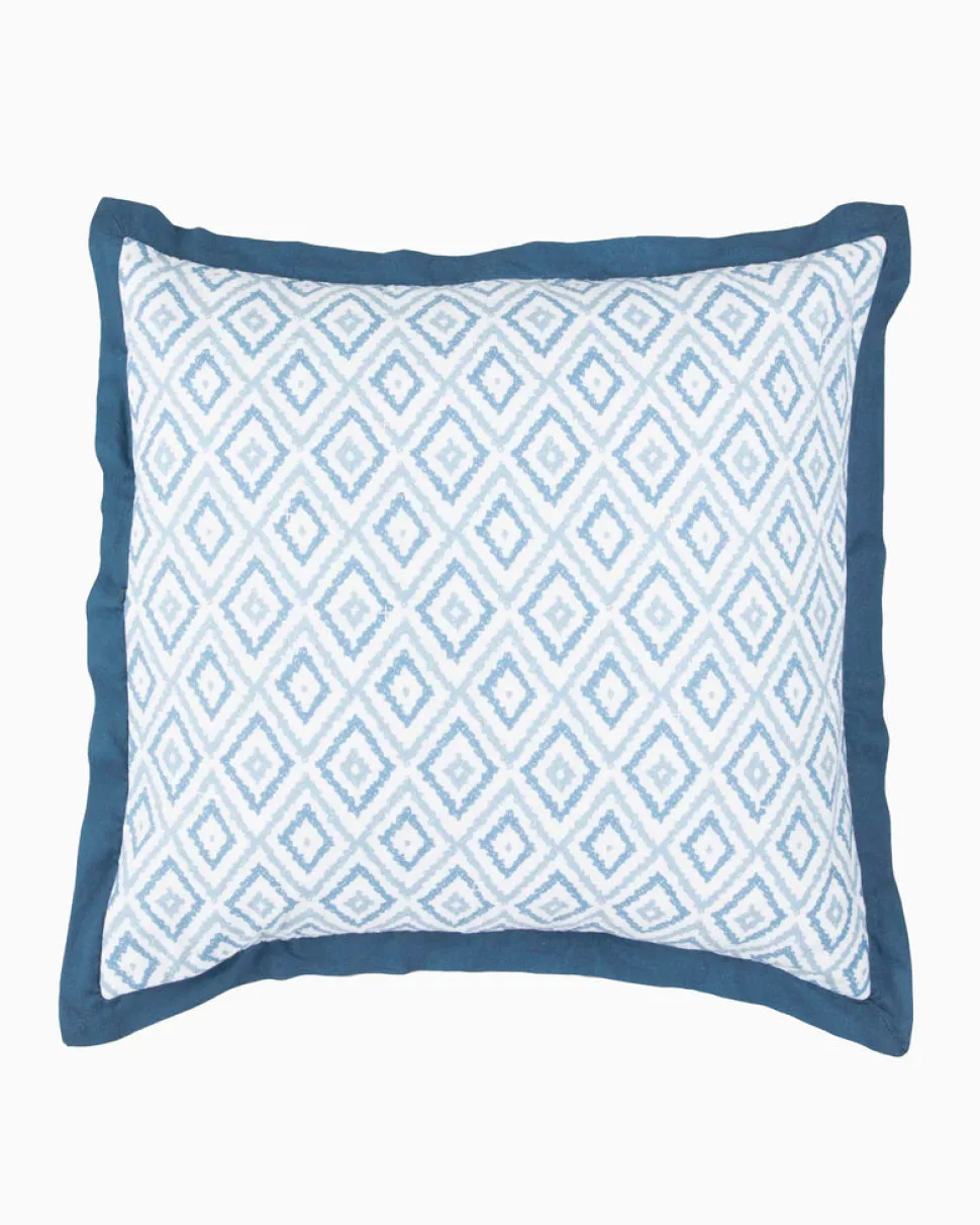 Southern Tide Port Lucie Euro Blue Sham
