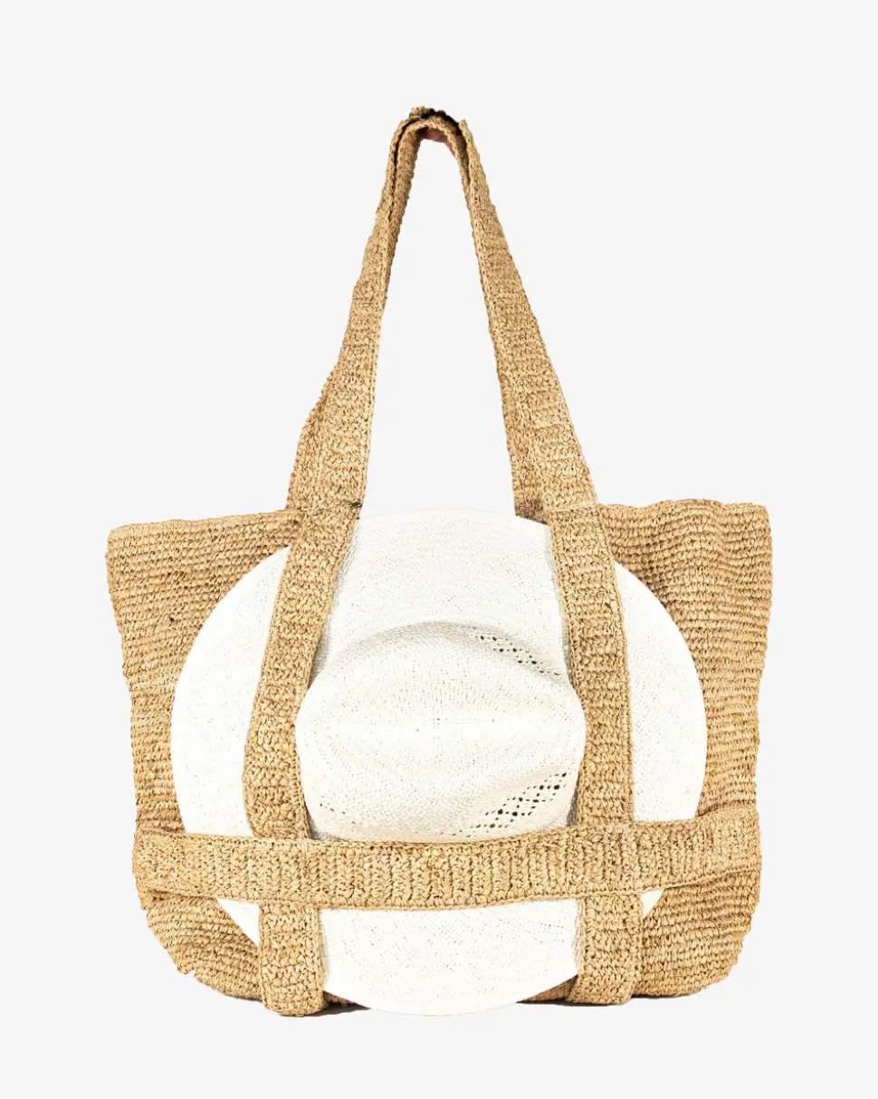 Straw Traveler Tote