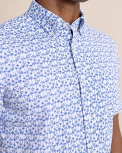 Talk To The Palm Intercoastal Short Sleeve Sport Shirt