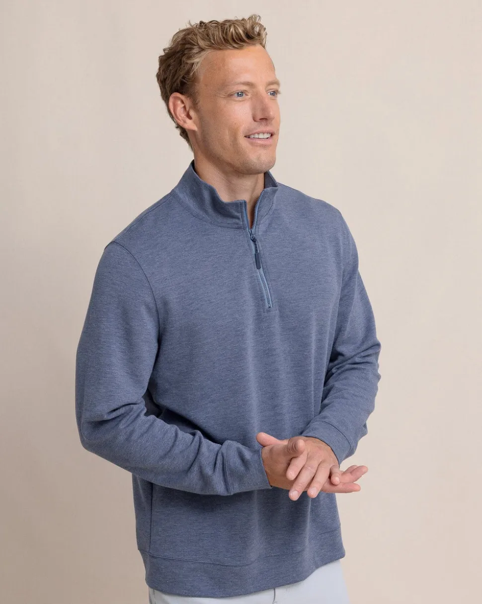 Whyche Interlock Heather Quarter Zip