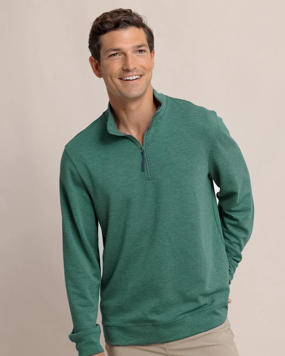 Whyche Interlock Heather Quarter Zip