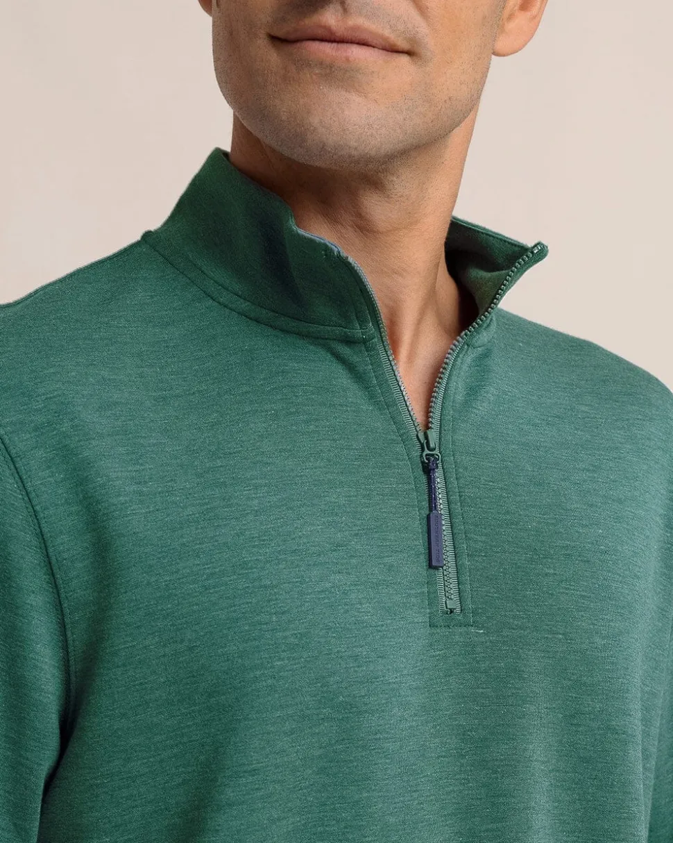 Whyche Interlock Heather Quarter Zip